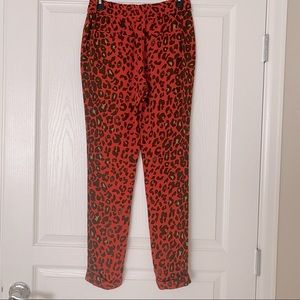 $500 A.L.C. Silk Leopard Pants Sz XS
